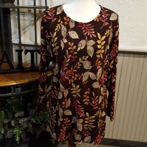 💕Leaf Tunic Sweater